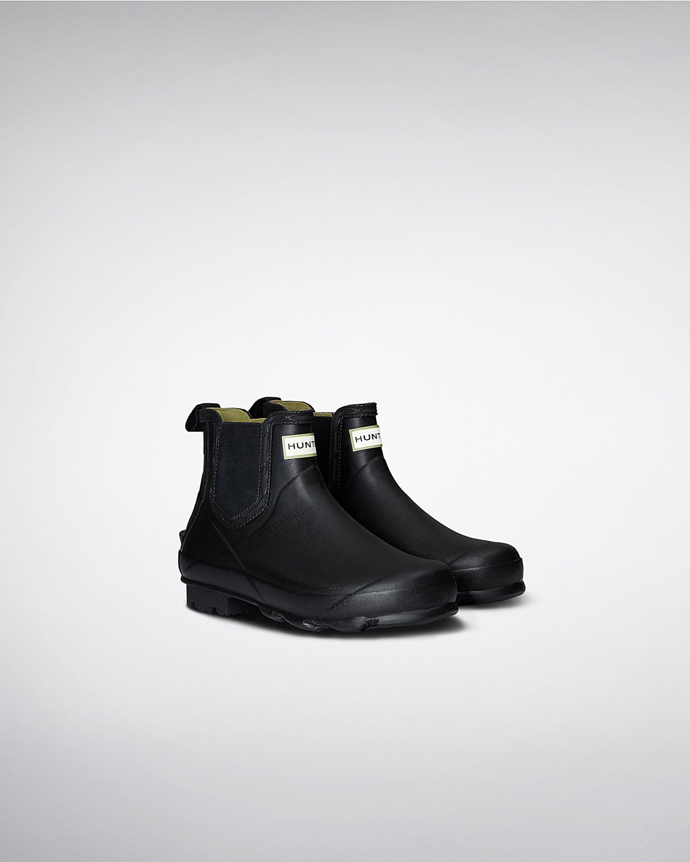 Chelsea Boots Heren - Hunter Norris Field - Zwart - 62YECOGNJ